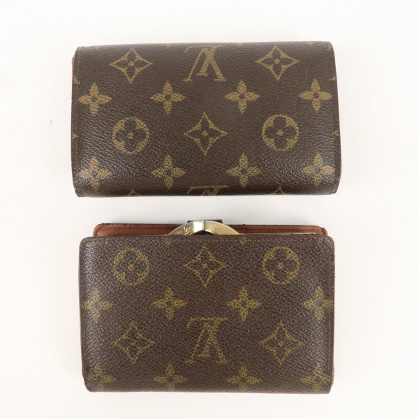 Louis Vuitton Monogram Set of 2 Bi-fold Wallet Brown M61663 M61730 Online Hot Sale