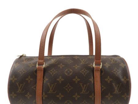 Louis Vuitton Monogram Papillon 30 Hand Bag Brown M51365 For Cheap