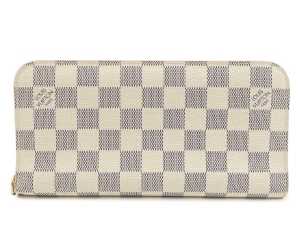 Louis Vuitton Damier Azur Portefeuille Unsolite Wallet N63072 Hot on Sale