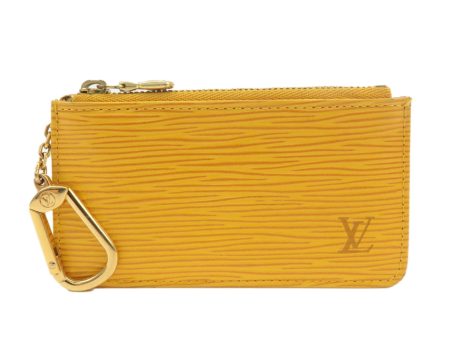 Louis Vuitton Epi Pochette Cles Coin Case Tassili Yellow M63809 Fashion