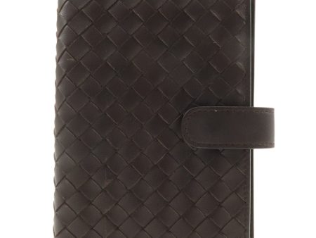 BOTTEGA VENETA Intrecciato leather Planner Cover Brown 200901 Online Hot Sale