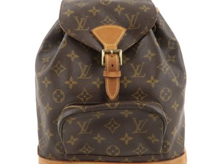 Louis Vuitton Monogram Montsouris MM Back Pack Backpack  M51136 Cheap