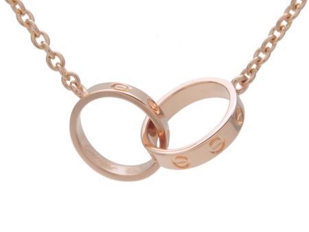 Cartier Baby Love Necklace K18PG 750PG Rose Gold Fashion