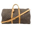 Louis Vuitton Monogram Keep All Bandouliere 60 Bag Brown M41412 Hot on Sale