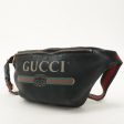 GUCCI Sherry Leather Waist Bag Black 493869 For Cheap