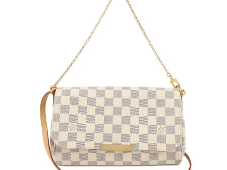 Louis Vuitton Damier Azur Favorite MM 2Way Bag Shoulder Bag N41275 Online now