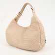 BOTTEGA VENETA Intrecciato Leather Shoulder Bag Pink Beige 125787 on Sale