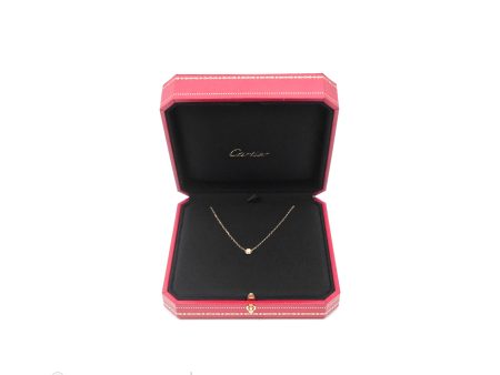 Cartier d Amour Necklace Large Diamond 18K Gold Supply