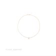 Hermès Mini Pop H Pendant Necklace Marron Glace Rose Gold Hardware Supply