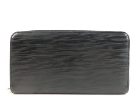 Louis Vuitton Epi Zippy Wallet Zip Round Wallet Noir M60072 Online Sale