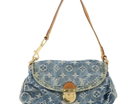 Louis Vuitton Monogram Denim Mini Pleaty Shoulder Bag M95050 Cheap