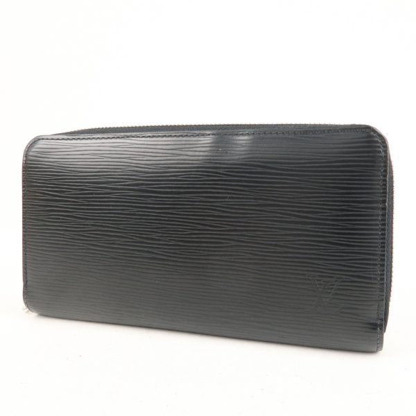 Louis Vuitton Epi Zippy Wallet Zip Round Wallet Noir M60072 Online Sale