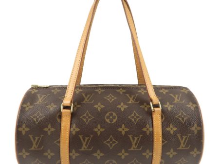 Louis Vuitton Monogram Papillon 26 Hand Bag New Style Brown M51385 Online Sale