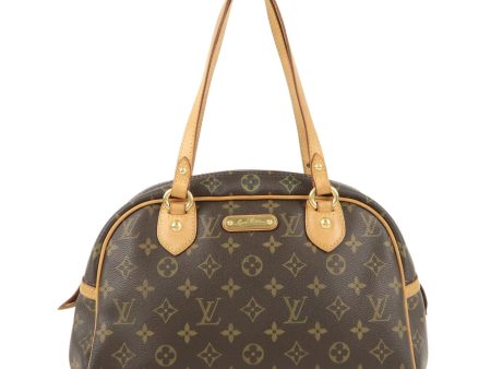 Louis Vuitton Monogram Montorgueil PM Shoulder Bag Brown M95565 Online now