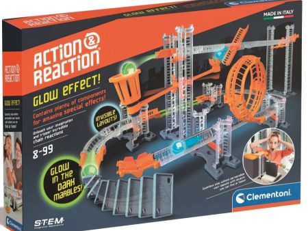 CLEMENTONI ACTION & REACTION GLOW EFFECT CONSTRUCTION SET Online Hot Sale