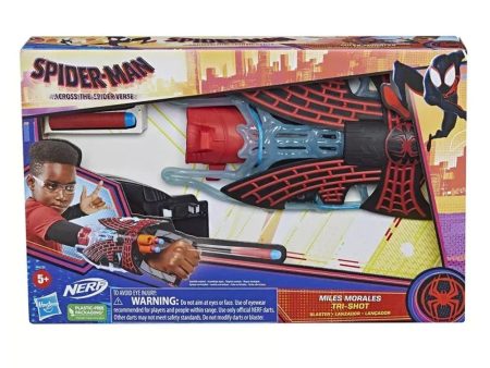 MARVEL SPIDER-MAN: ACROSS THE SPIDER-VERSE MILES MORALES TRI-SHOT BLASTER Sale