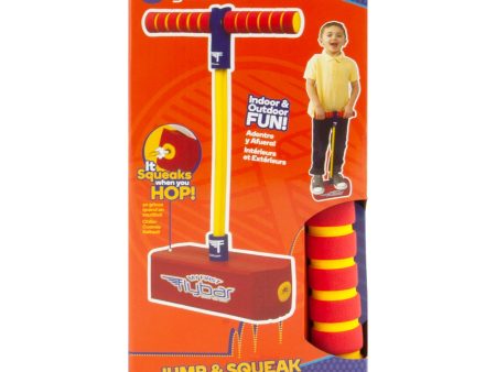 JUMP & SQUEAK FOAM POGO HOPPER RED For Cheap