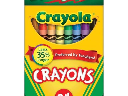 CRAYOLA 24PK CRAYONS Online Hot Sale