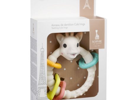 SOPHIE THE GIRAFE TEETHING COLO RINGS For Cheap