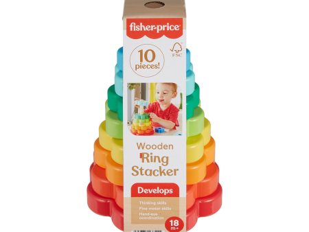 FISHER PRICE WOODEN RING STACKER For Discount