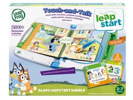 LEAP FROG BLUEY LEAPSTART BUNDLE (GREEN) W BOOK Fashion