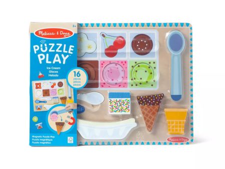 M&D - Wooden Ice Cream Magnetic Puzzle Play Online Sale